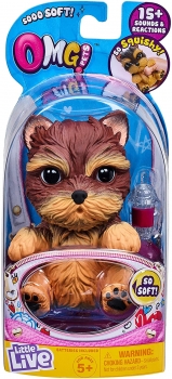 Интерактивная собачка сквиш Йоркширский Терьер OMG Pets Soft Squishy Puppy  Yorkie 