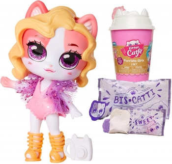  Игрушка сюрприз Котик с аксессуарами Kitten Catfe Purrista Girls Series 2