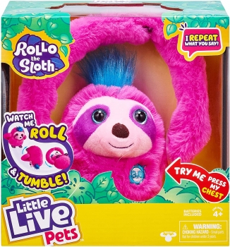 Интерактивная игрушка ленивец Ролло Little Live Pets Rollo The Sloth
