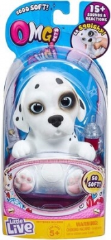 Интерактивная собачка сквиш Далматин OMG Pets Soft Squishy Puppy  