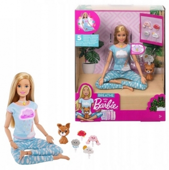 Кукла Барби йога Дыши со мной Медитация Barbie Breathe Me Meditation GNK01