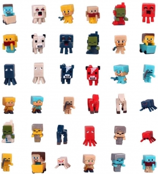  Фигурки Мини Майнкрафт Minecraft Mini 