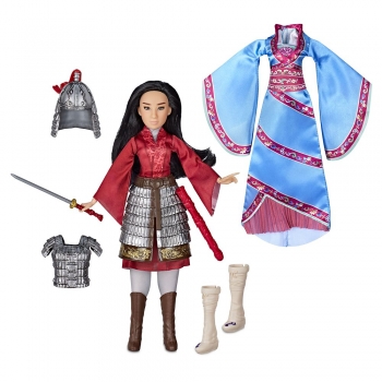 Коллекционныя кукла  Мулан с доспехами  Disney Mulan Two Reflections