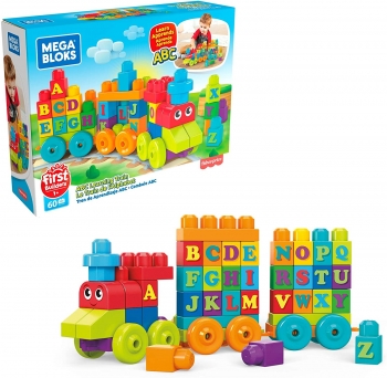Конструктор Mega Bloks Мега Блокс Building Basics ABC Learning Train DXH35 
