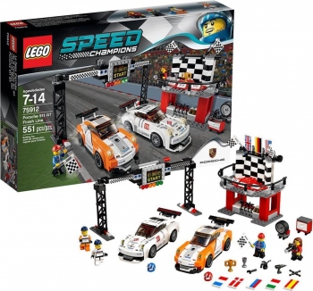 Лего Lego Speed Champions 75912 Porsche 911 GT Finish Line Финиш Порше