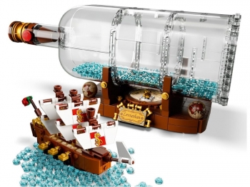  Лего Lego Ideas  Корабль в бутылке 92177