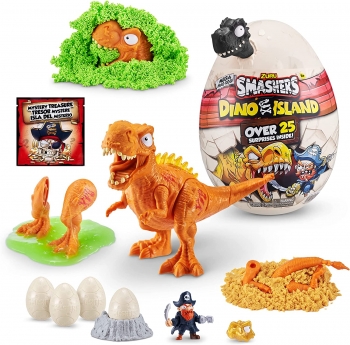 Велике яйце сюрприз Динозавр Тірекс Smashers Dino Dinosaur Island Mega Egg T-Rex ZURU 