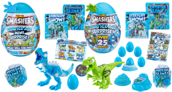Игровой набор ZURU яйцо сюрприз Динозавр Smashers Dino Ice Age Mini Surprise Egg 
