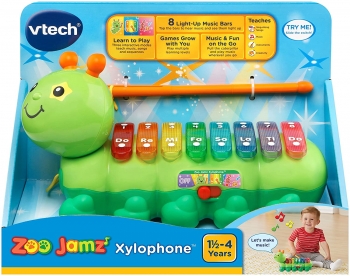Музыкальный инструмент Гусеница ксилофон ВиТеч сафари Vtech Zoo Jamz  Xylophone