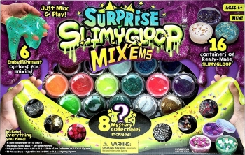 Подарочный большой набор слаймов Играй и Смешивай SlimyGloop Surprise
