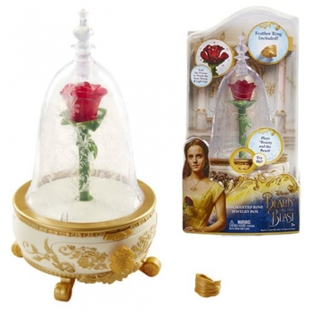 Шкатулка для драгоценностей Красавица и чудовище Beauty Beast Enchanted Rose Jewellery Box