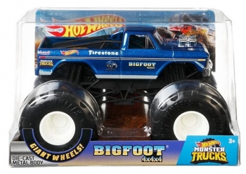 Джип внедорожник  Hot Wheels Хот Вилс Монстр Трак Бигфут  йети  monster jam trucks Bigfoot 