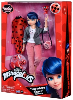 Кукла Miraculous  Леди Баг и Супер-Кот Суперсекрет Маринетт 26 см S2 