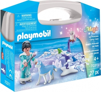 Конструктор Playmobil  Плеймобил 70311 Ледяная принцесса с волшебным хаски Ice Princess Carry Case 