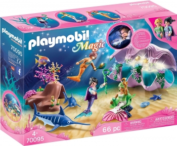 Конструктор Playmobil  Плеймобил ракушка ночник 70095 Magical Mermaids Pearl Shell Nightlight 