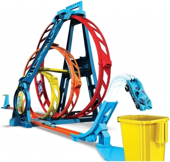 Трек Hot Wheels Track Builder Unlimited Triple Loop  трек Хот  Вилс тройная петля 