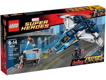 Лего Lego Super Heroes 76032 Погоня на Квинджете Мстителей 