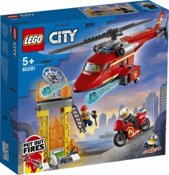  Лего Сити  LEGO City Спасательный пожарный вертолёт 60281