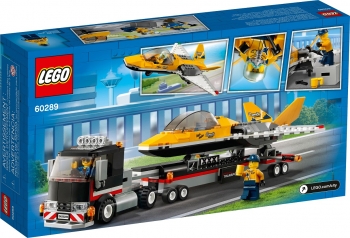  Лего Сити  LEGO City Транспортировка самолёта на авиашоу 60289