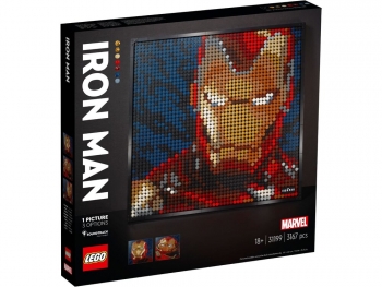 Лего Lego Art Железный человек 31199