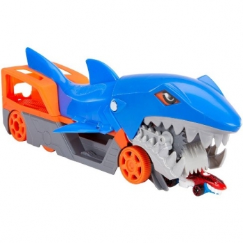  Автовоз перевозчик хот вилс  Транспортер Hot Wheels Shark Chomp акула
