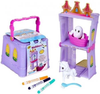 Крайола Рисуй и смывай Дворец питомцев Crayola  Washimals Peculiar Pets Scribble Scrubbie Palace Case 