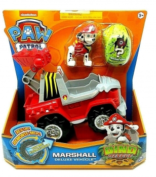 Набор Щенячий Патруль Маршал Спасения динозавра  Paw Patrol Dino Rescue Marshall Deluxe Rev Up