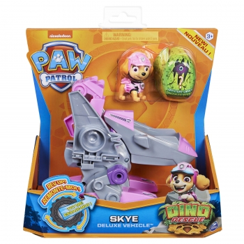 Набор Щенячий Патруль Скай Спасения динозавра  Paw Patrol Dino Rescue Skyes Deluxe Rev Up