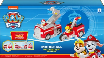 Машина-трансформер Маршалла Щенячий Патруль PAW Patrol Chase Split-Second Marshall 
