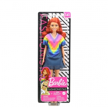 Кукла Барби модница 141 длинные рыжие волосы Barbie Fashionistas Long Red
