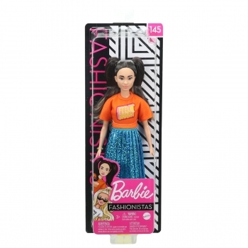 Барби Модница 145 Barbie Fashionistas 145 Long Brunette Pigtails