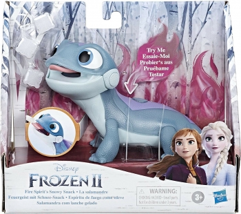 Интерактивная саламандра Холодное сердце бруни Frozen snowy snack salamander
