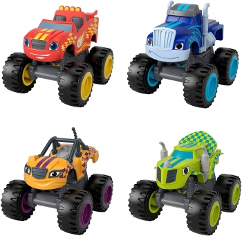 Набор  Вспыш и чудо машинки Fisher-Price Blaze рык крушила зег      