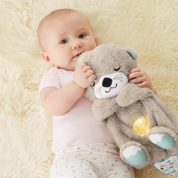 Ночник  Fisher Price  Фишер прайс Сказочные сны выдрёнка дышит Soothe  Snuggle Otter 