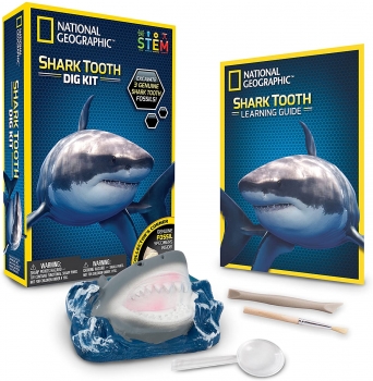 Геологические раскопки Акула NATIONAL GEOGRAPHIC  Shark Teeth 