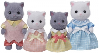 Набор Семья персидских котов Кошек Calico Critters persian 