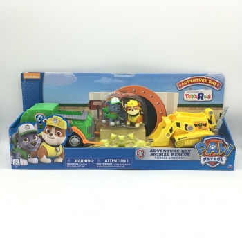 Paw Patrol Игровой набор Щенячий патруль Крепыш Рокки спасают черепашек Adventure Bay Animal Rescue Rocky & Rubble