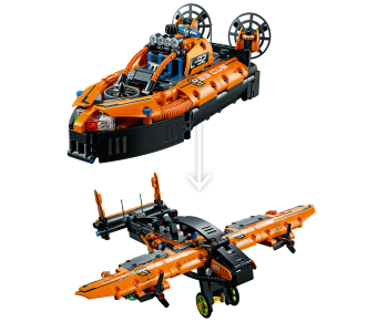 Лего  Lego Technic Спасательное судно на воздушной подушке 42120