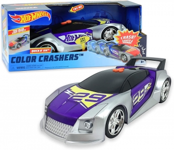 Машинка Хот Вилс свет звук Hot Wheels Color Crashers Quick N Sik