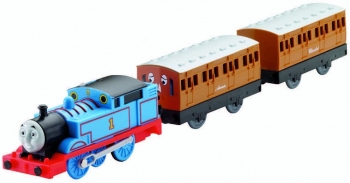 Паровозик  моторизованный  Томас Thomas  fisher-price trackmaster Annie and Clarabel 