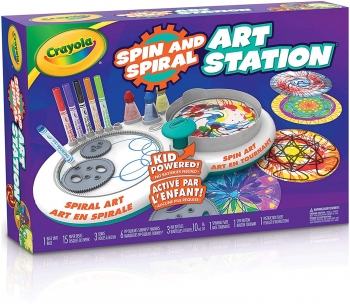 Спирограф для фломастеров и красок Crayola DIY spin & spiral art station