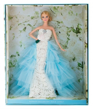  Кукла Барби коллекционная Оскар де ла Рента Barbie Oscar De La Renta Gold Collector 
