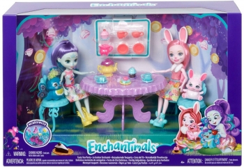 Игровой набор энчантималс Enchantimals Чаепитие Пэттер Павлины и Бри Кролика Tasty Tea