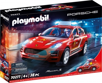 Конструктор Playmobil Плеймобил 70277 Porsche Macan Fire Brigade Порш Макан Пожарная бригада 