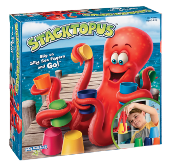 Настольная игра щупальца осьминога PlayMonster Stacktopus