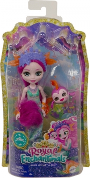 Кукла Энчантималс Royal Enchantimals Русалочка Маура и рыбка Maura Mermaid & Glide GYJ02 