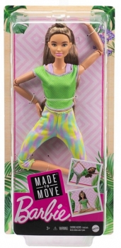 Барби Йога Брюнетка  Безграничные движения Barbie Made To Move Doll, Brunette