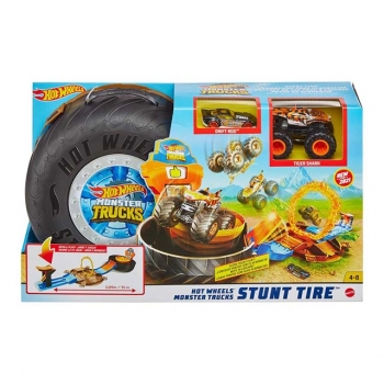 Трек Хот вилс Трюки в шине Hot Wheels Stunt Tire Monster Trucks