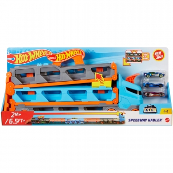 Hot Wheels Большой автовоз перевозчик грузовик транспортер Speedway Hauler GVG37 HW 