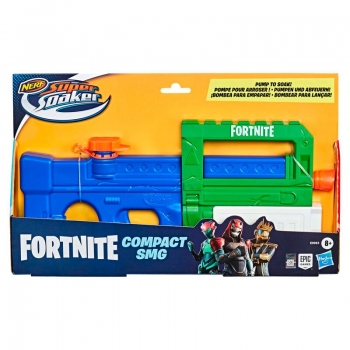 Водный бластер Нерф Фортнайт NERF Fortnite Soaker Water Blaster Compact SMG E9963